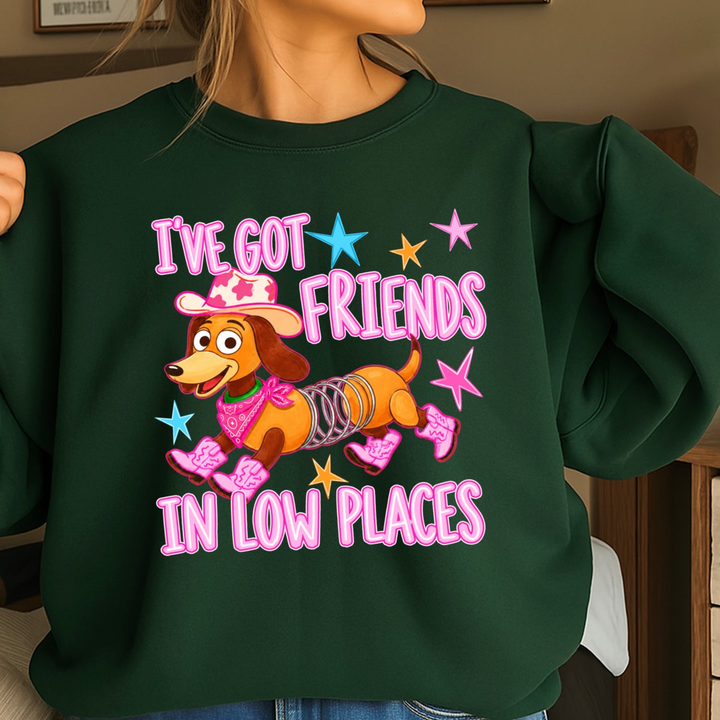 I’ve Got Friends In Low Places Toy Crewneck Sweatshirt