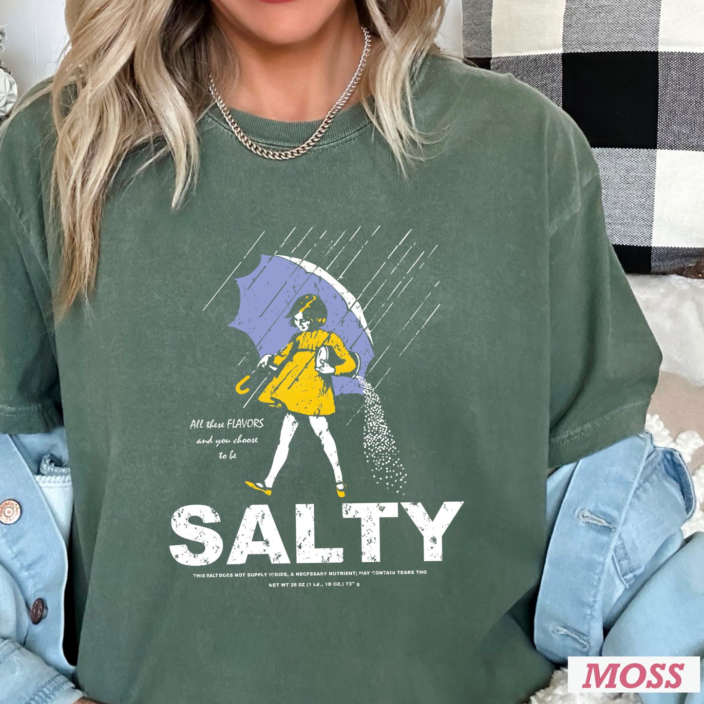 Salty Comfort Color Graphic Tee