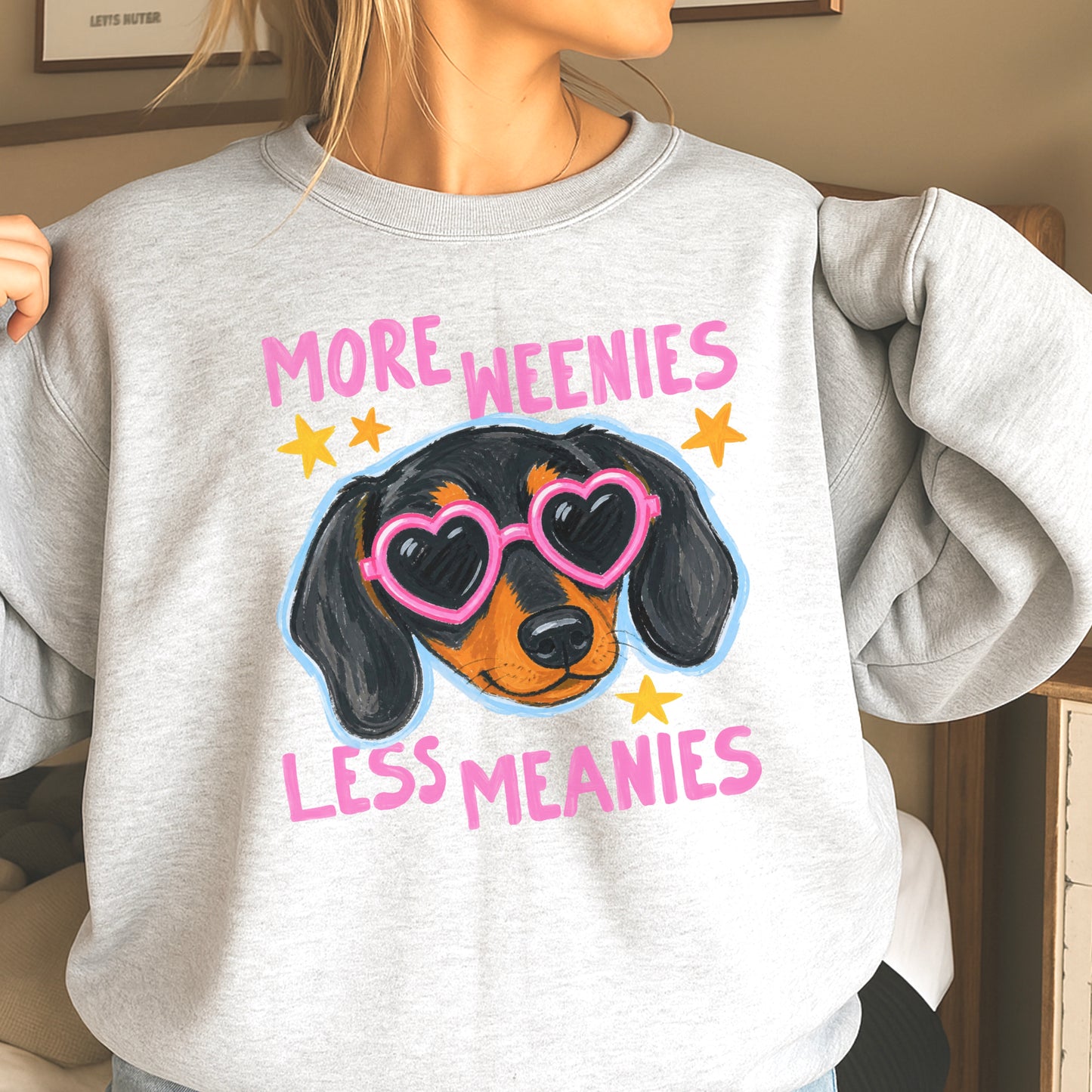 More Weenies Less Meanies Crewneck Sweatshirt