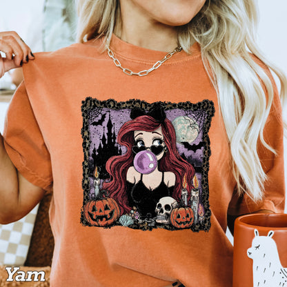 Halloween Princess Halloween Comfort Color Graphic Tee