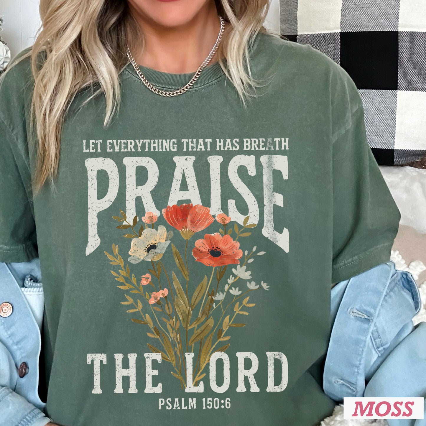Let Everything That Has Breath Praise The Lord Comfort Color Graphic Tee