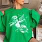 Halftone Cupid Valentine’s Day Crewneck Sweatshirt
