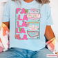Fa La La Comfort Color Graphic Tee