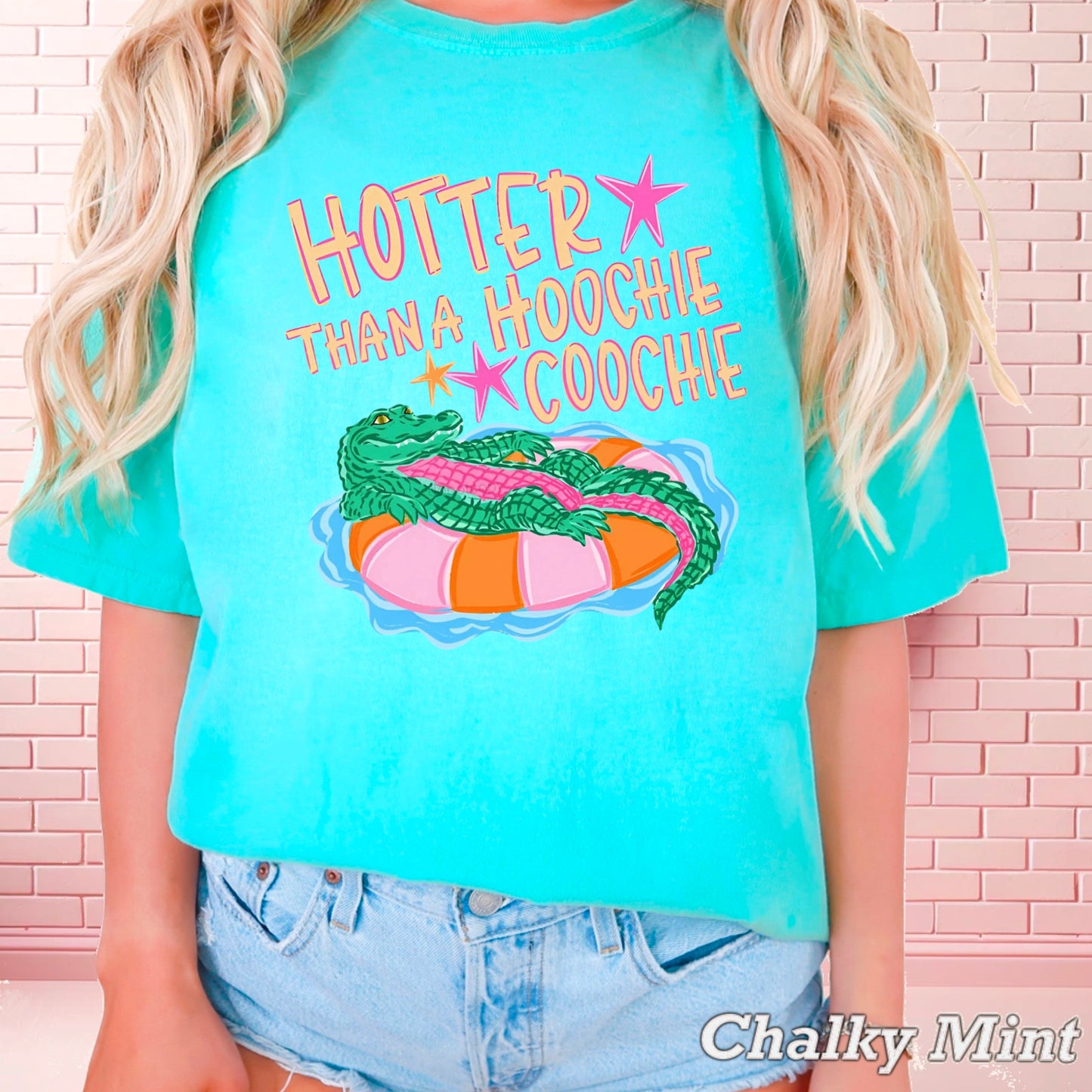 Hotter Than A Hoochie Coochie  Comfort Color Graphic Tee