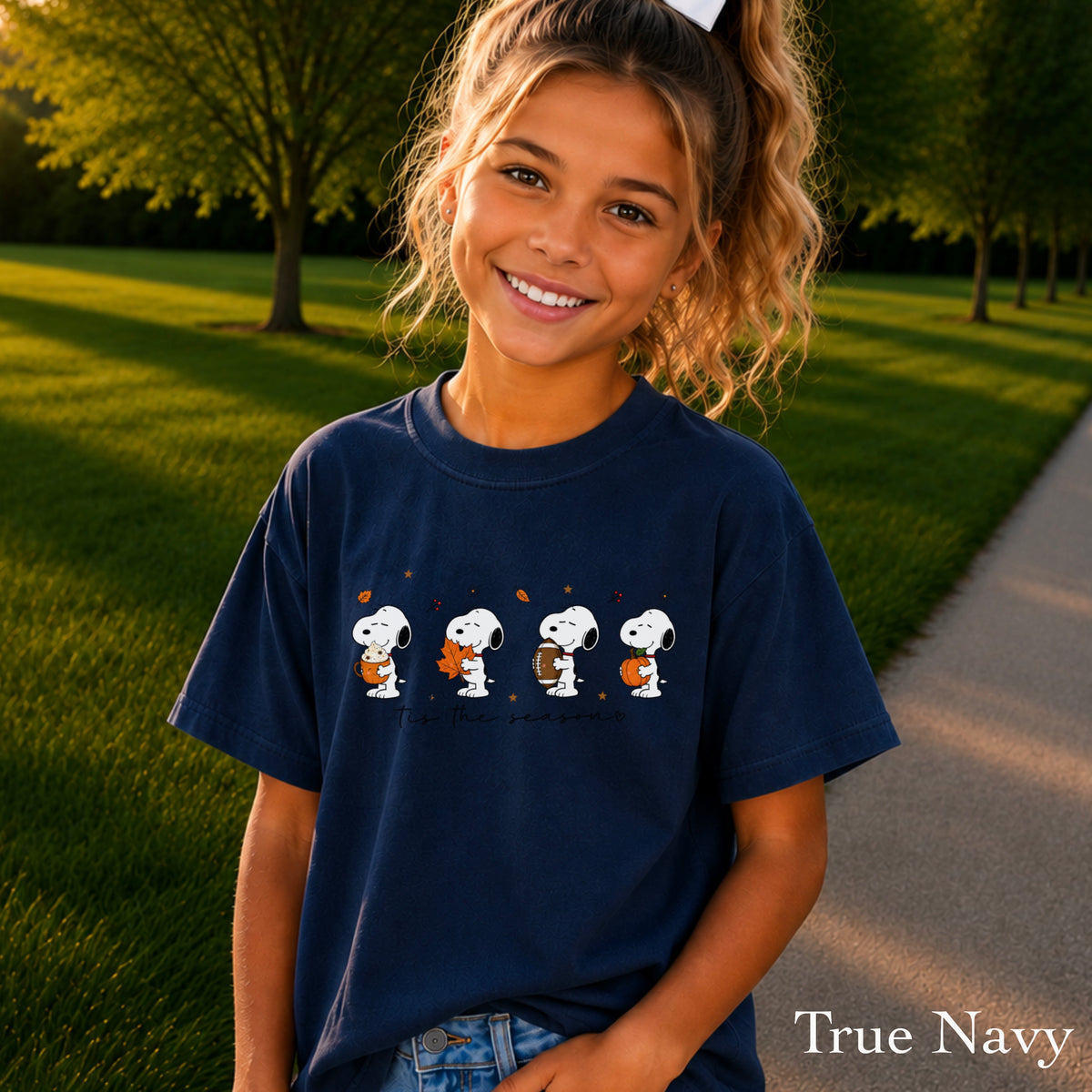 Tis The Season Fall Youth Comfort Color T-Shirt