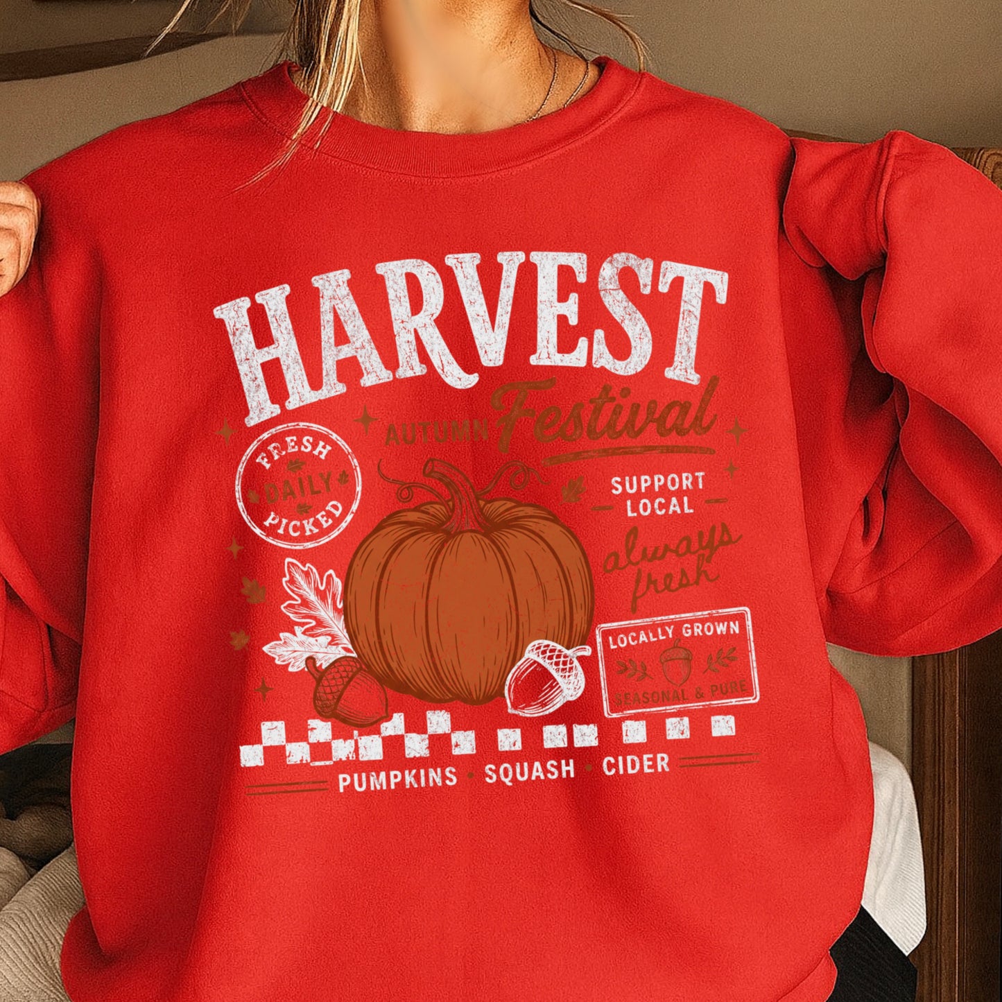 Harvest Festival Fall Crewneck Sweatshirt