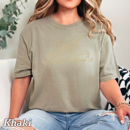 Spartans Coquette Bow Comfort Color Graphic Tee