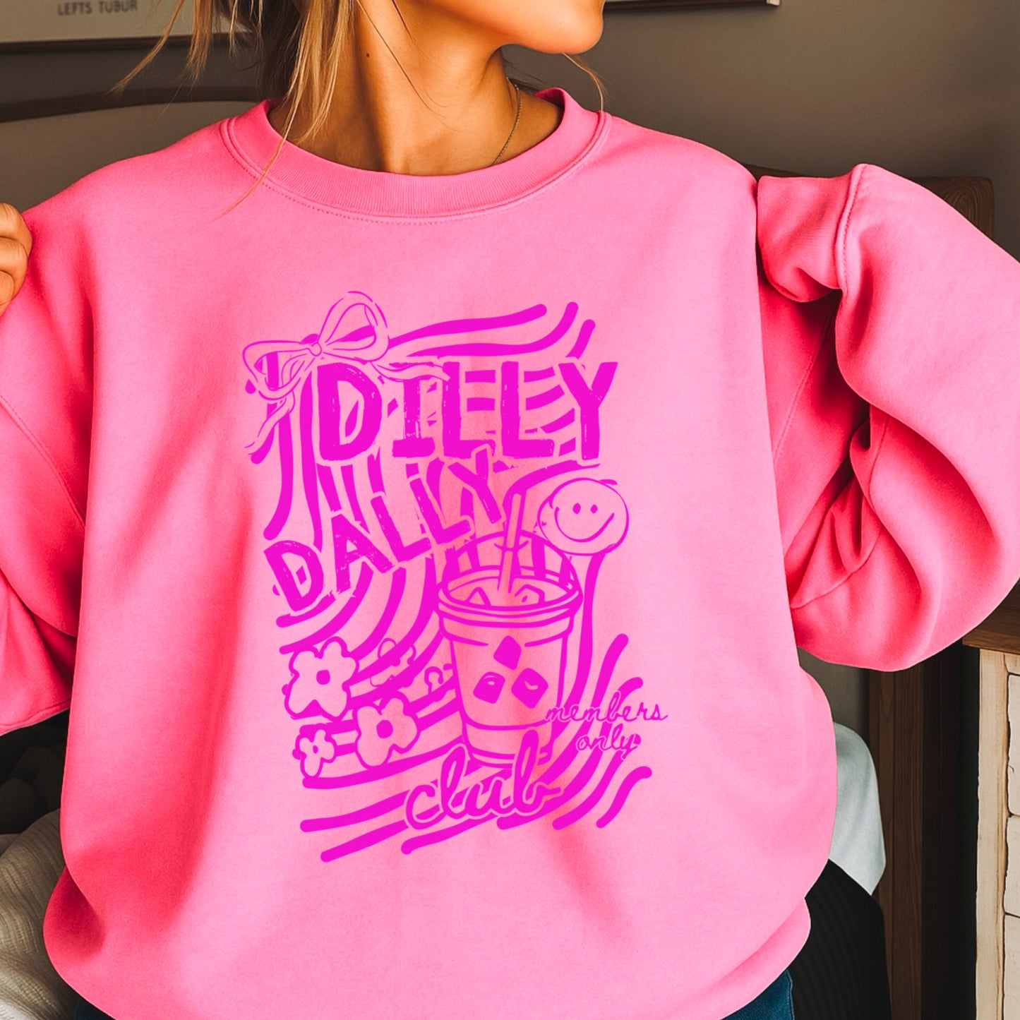 Dilly Dally Club Crewneck Sweatshirt