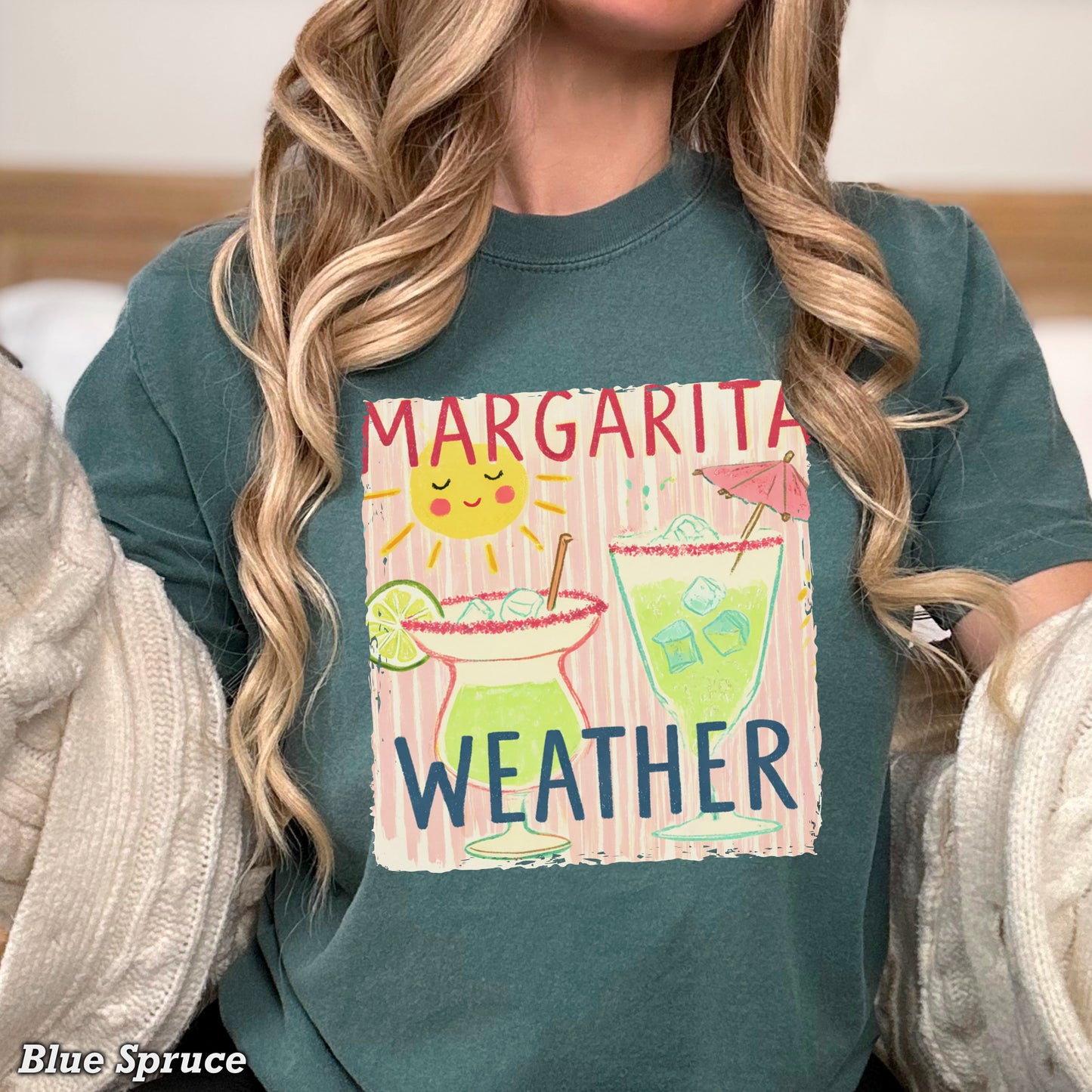 Margarita Weather Comfort Color Graphic Tee