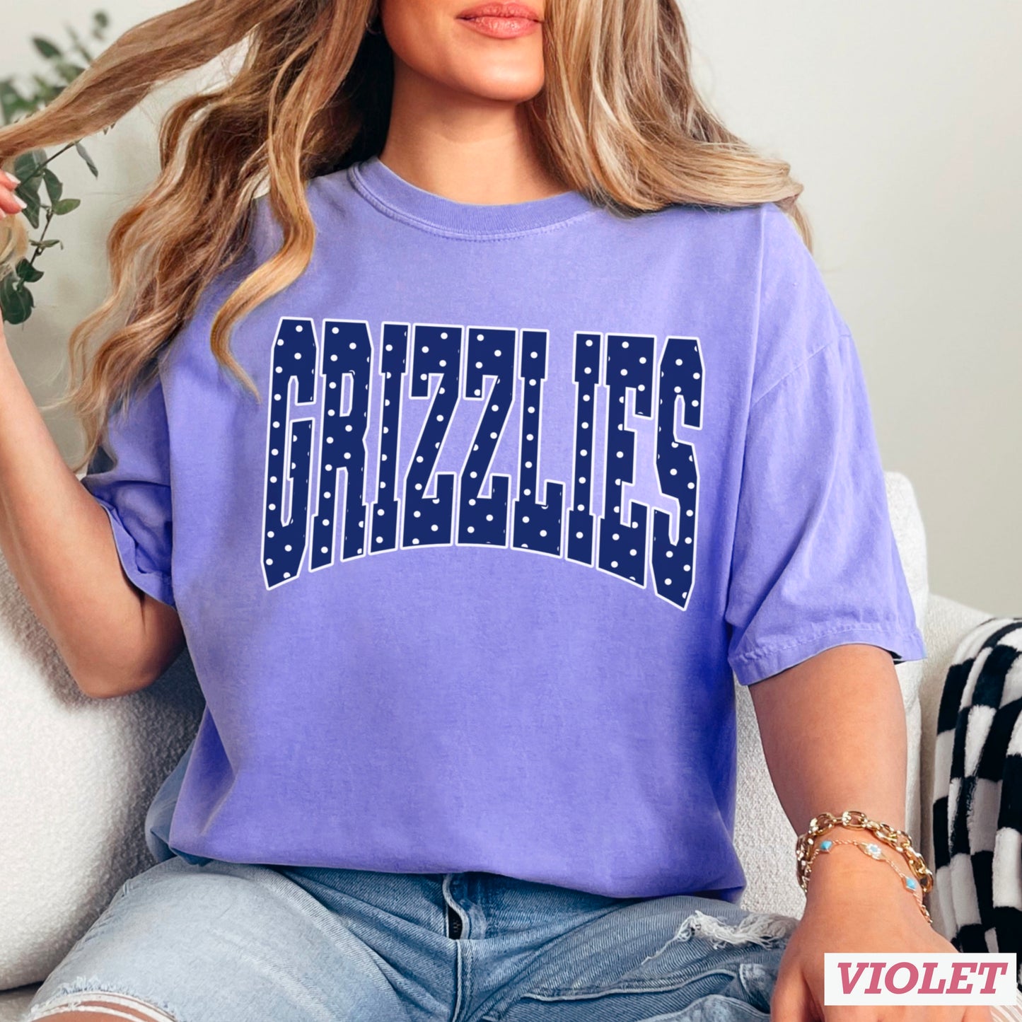Grizzlies Comfort Color Graphic Tee