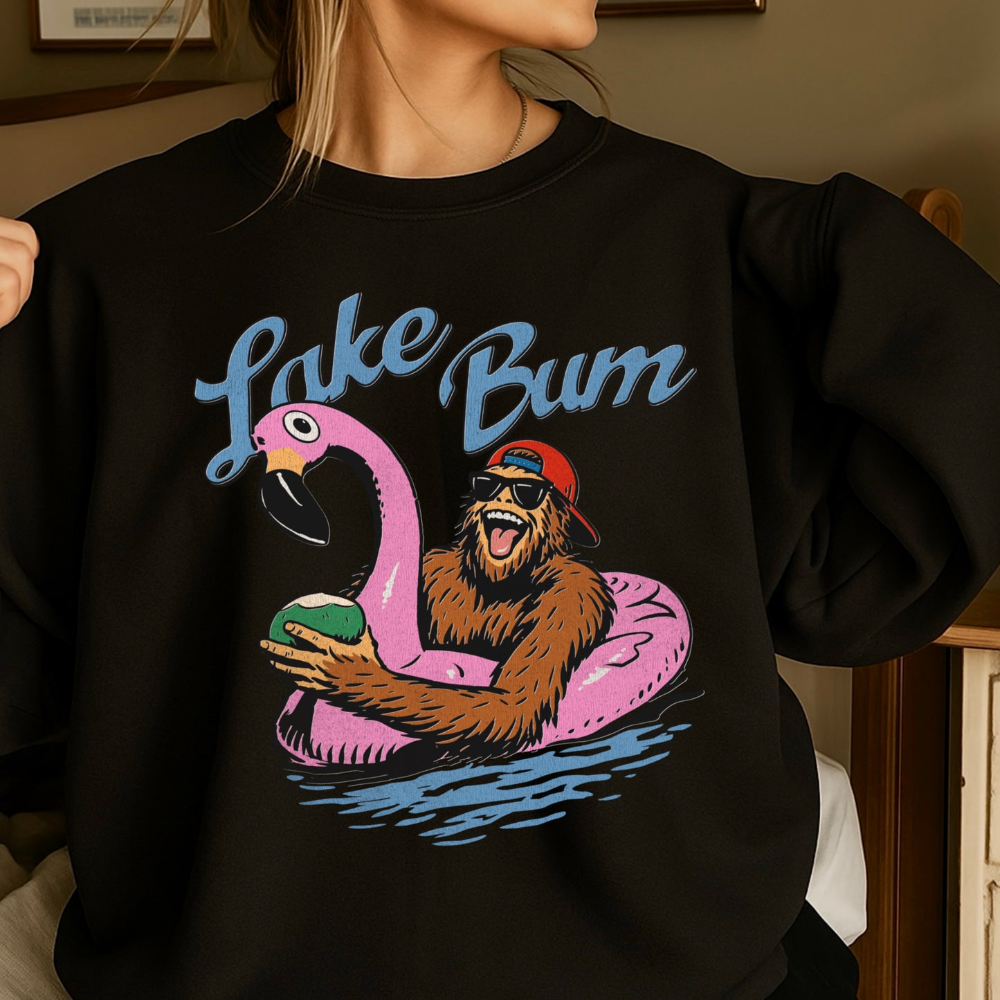 Lake Bum Crewneck Sweatshirt
