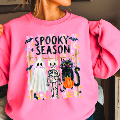 Spooky Season Halloween Crewneck Sweatshirt