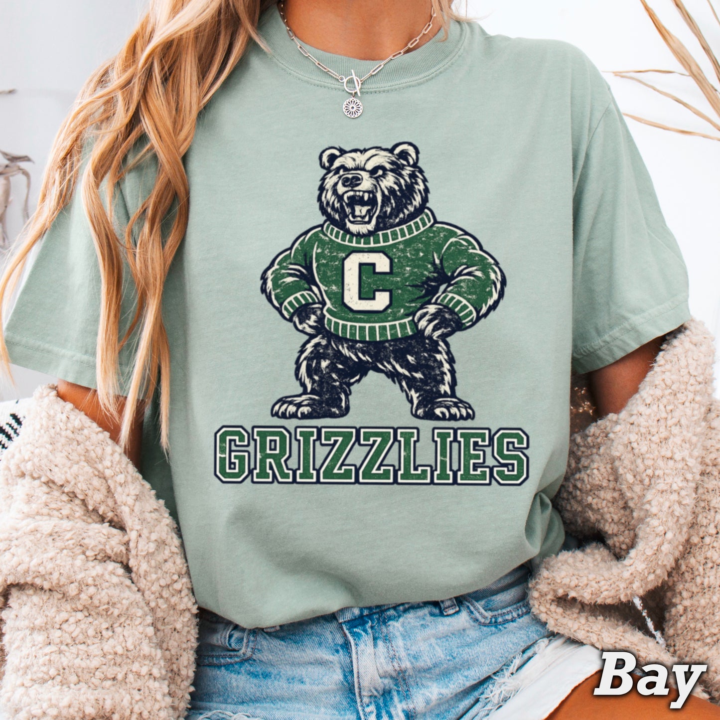 Grizzlies Comfort Color Graphic Tee