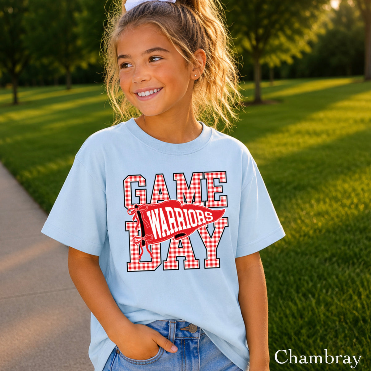 Warriors Youth Comfort Color T-Shirt