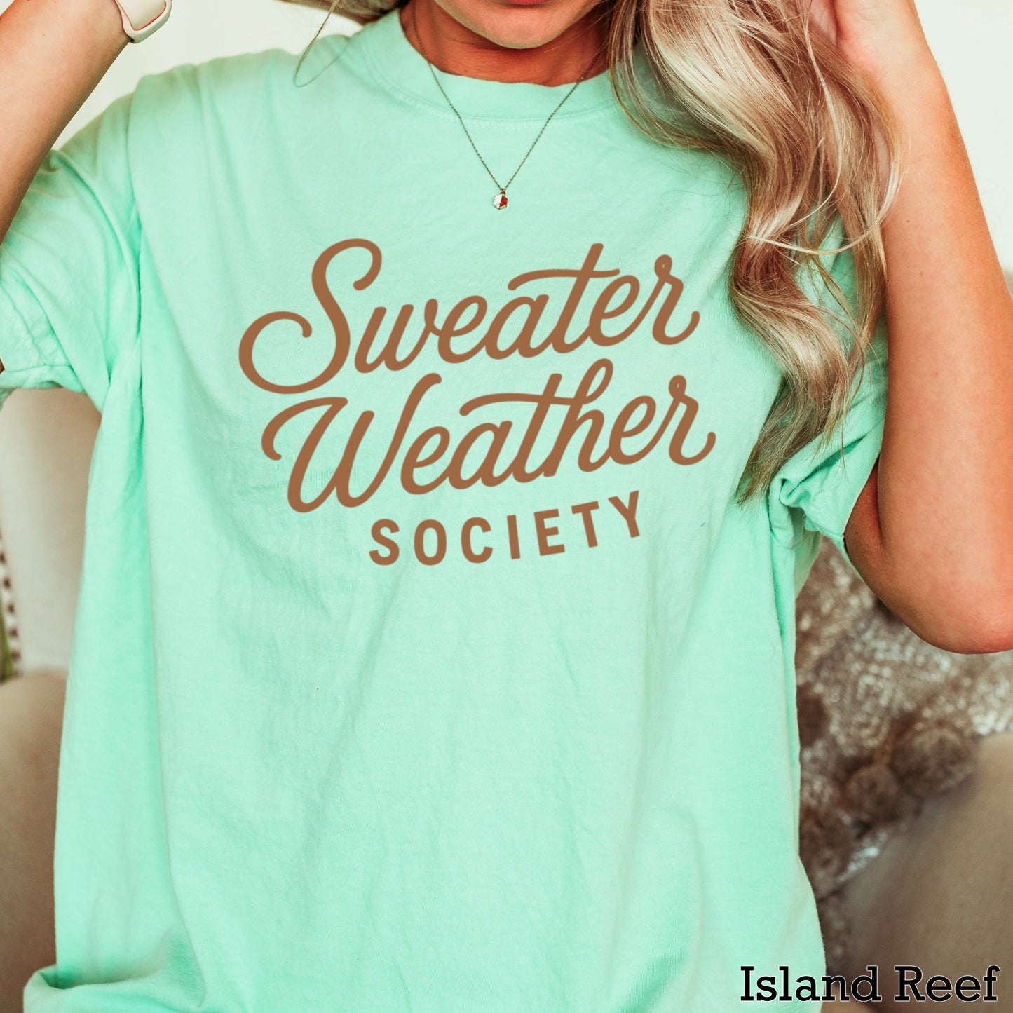Sweater Weather Society Comfort Color Graphic Tee