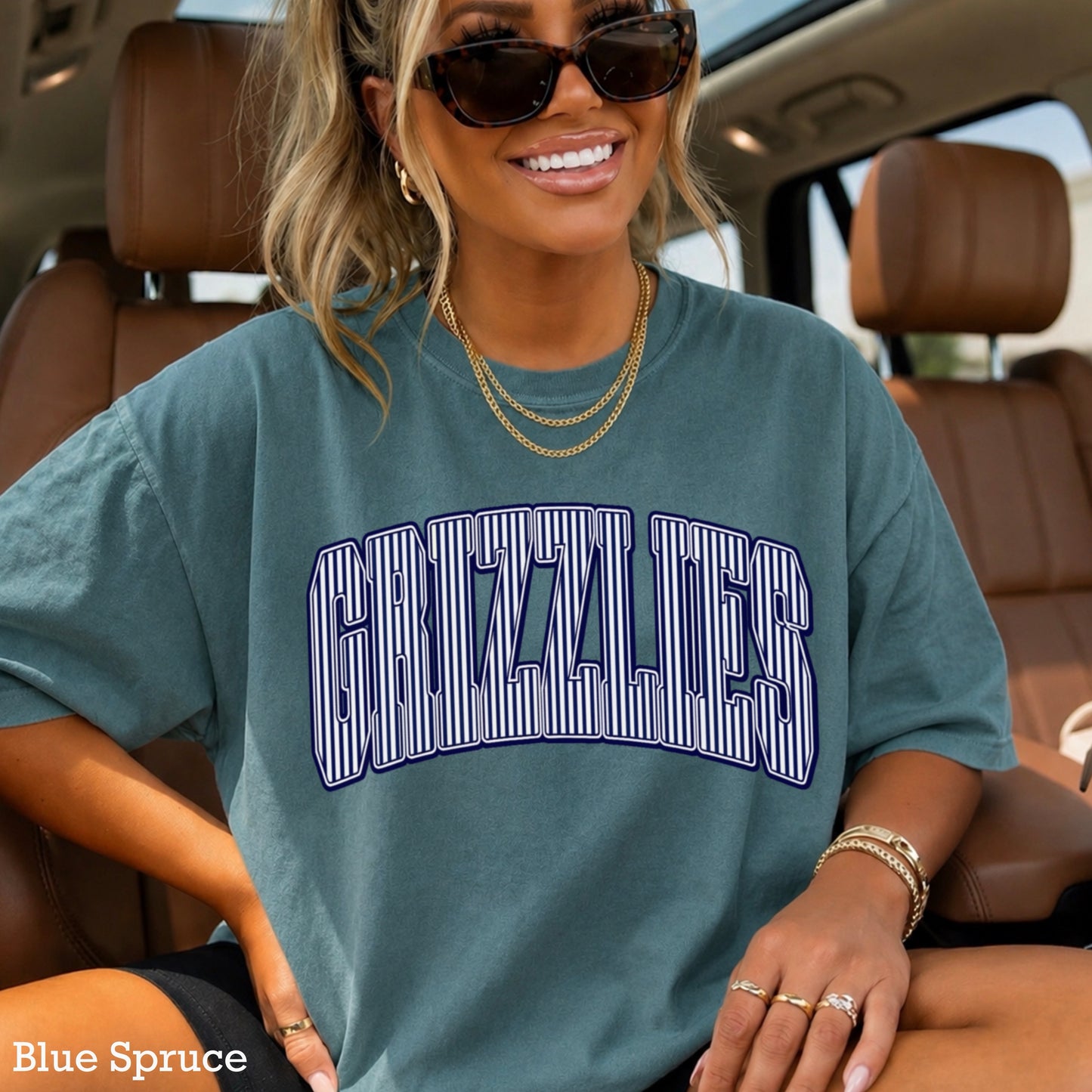 Grizzlies Comfort Color Graphic Tee
