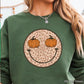 Leopard Face Pumpkin Crewneck Sweatshirt