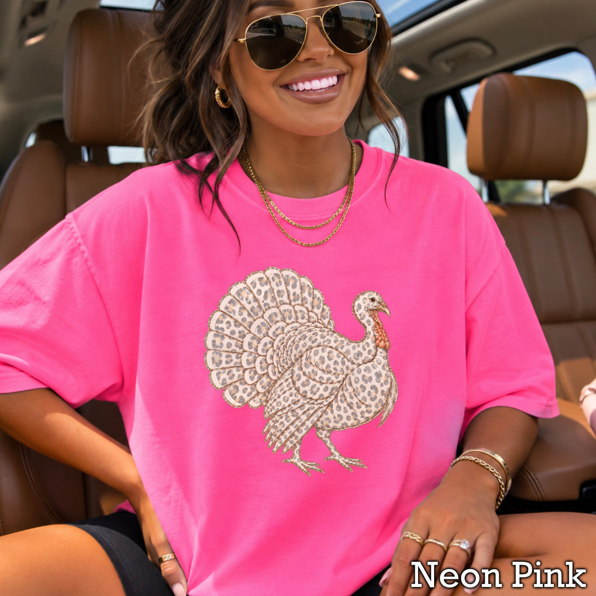 Turkey Thanksgiving Comfort Color Graphic Tee