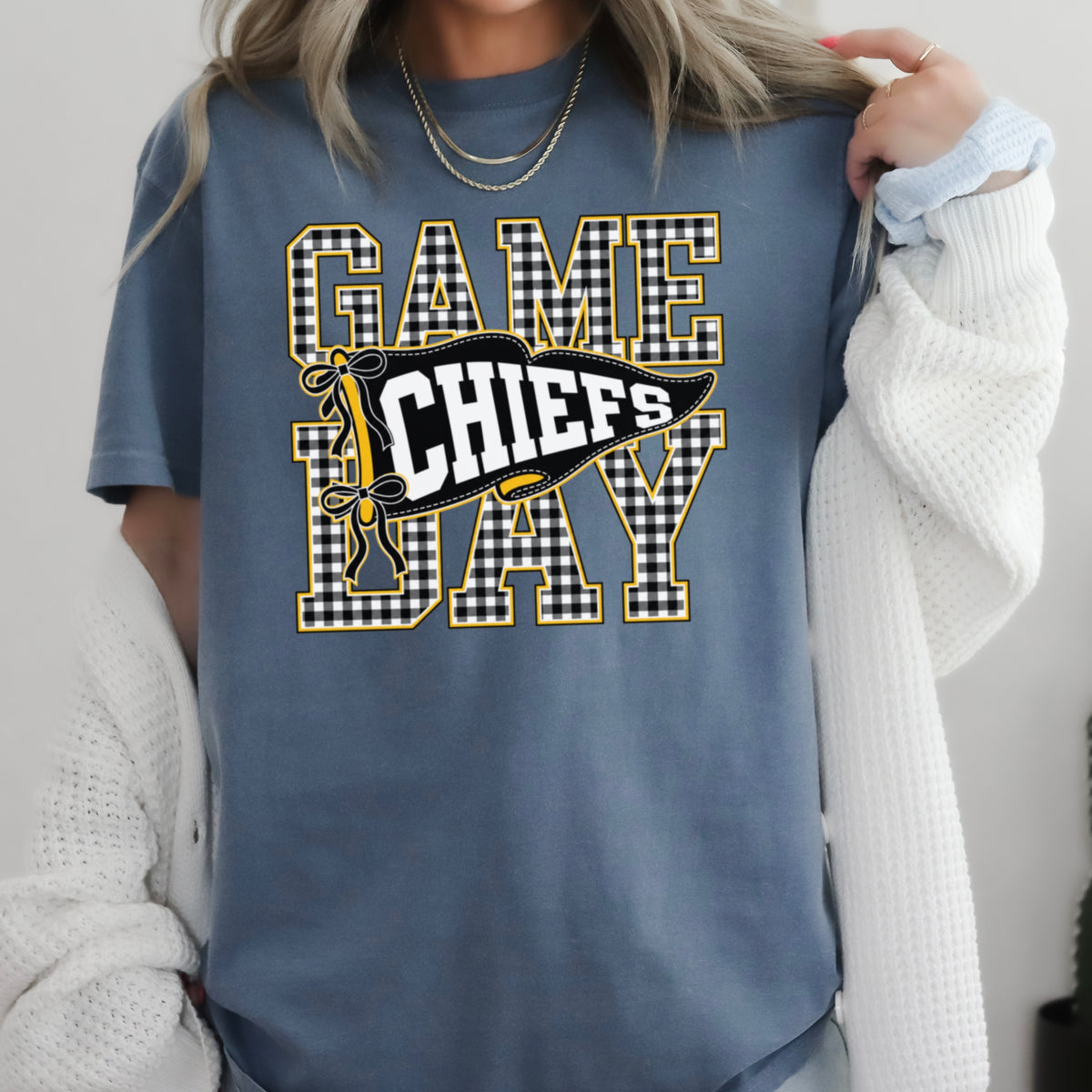 Chiefs Comfort Color Graphic Tee