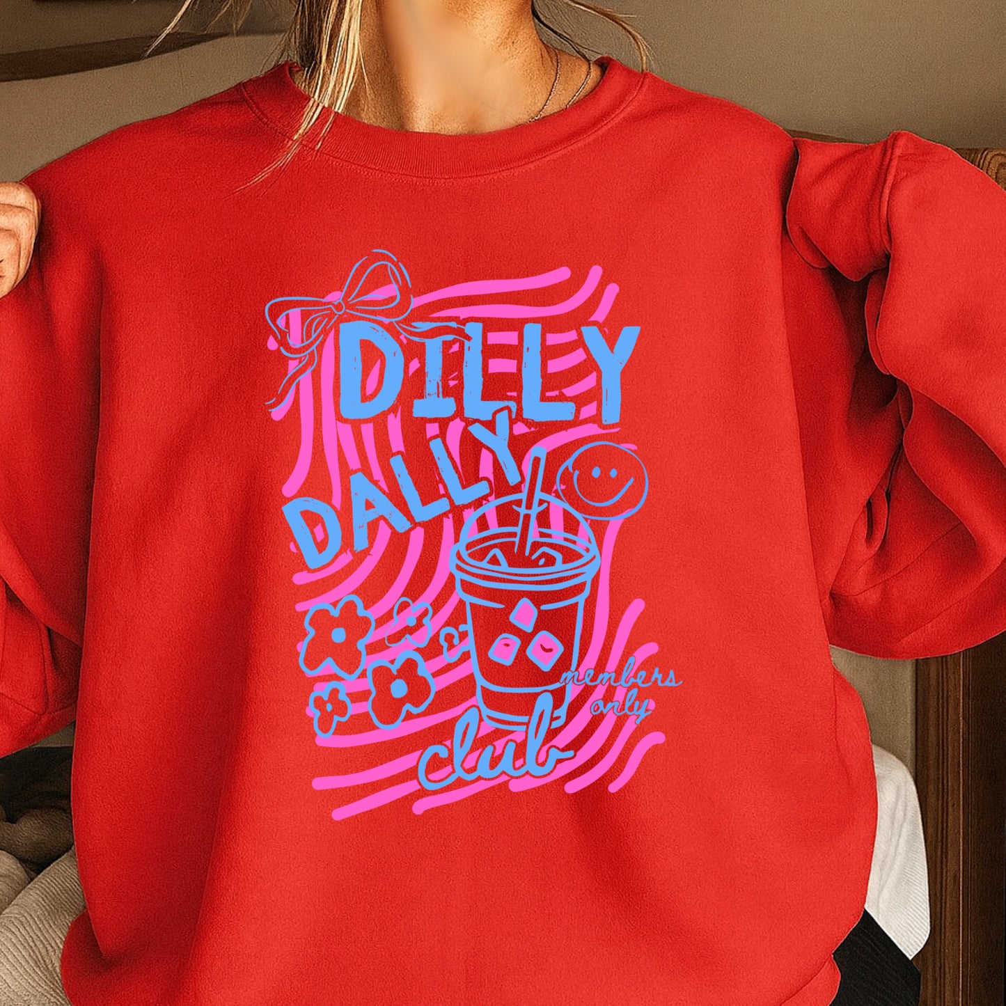 Dilly Dally Club Crewneck Sweatshirt