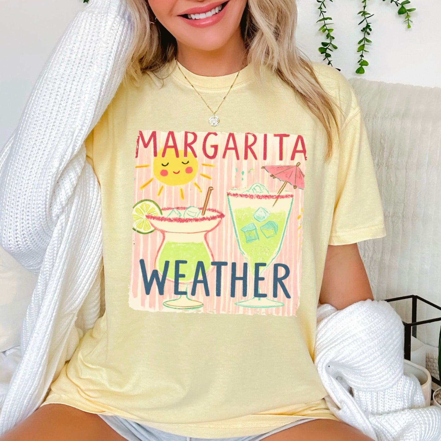 Margarita Weather Comfort Color Graphic Tee