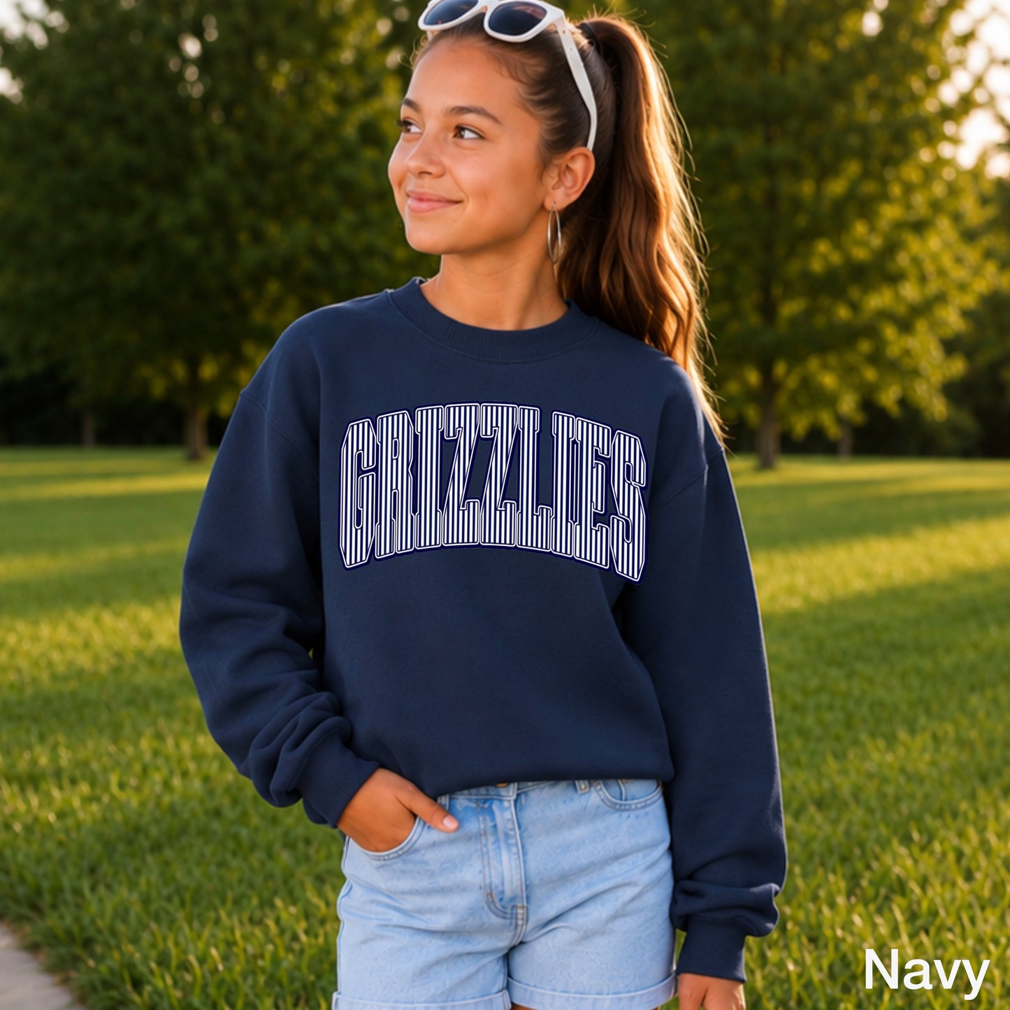 Grizzlies Youth Crewneck Sweatshirt
