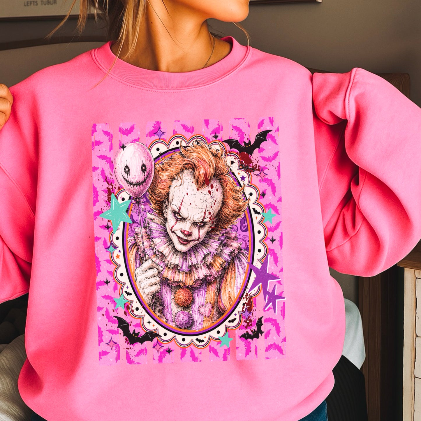 Horror Film Character Crewneck Sweatshirt