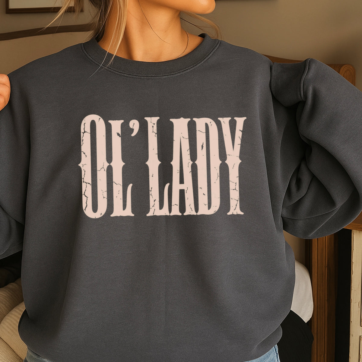 Ol’ Lady Crewneck Sweatshirt