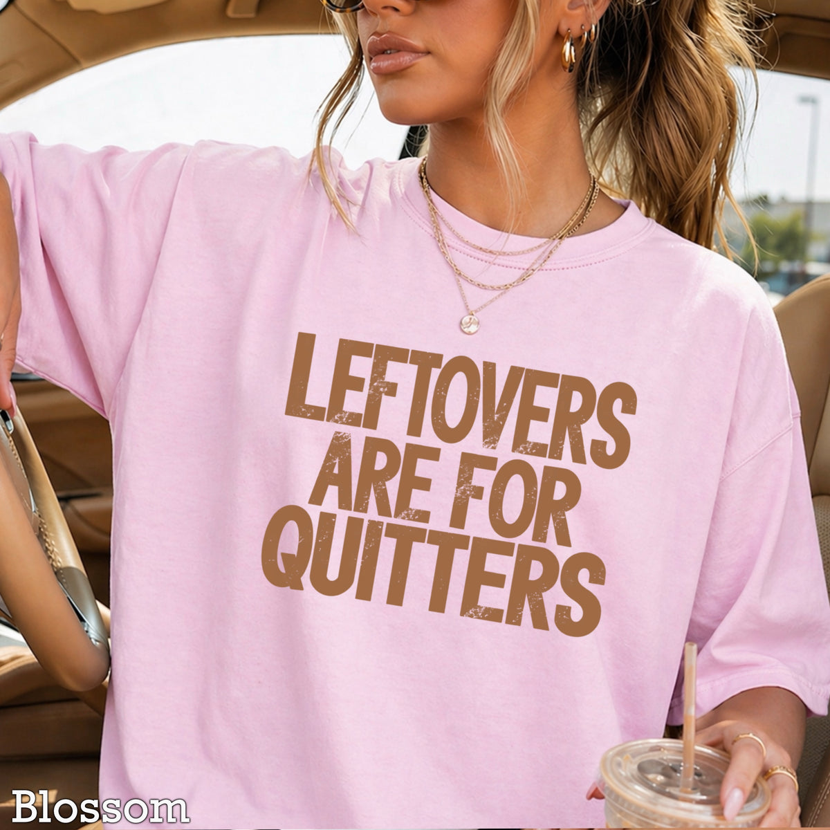 Leftovers Are For Quitters Thanksgiving Comfort Color Graphic Tee