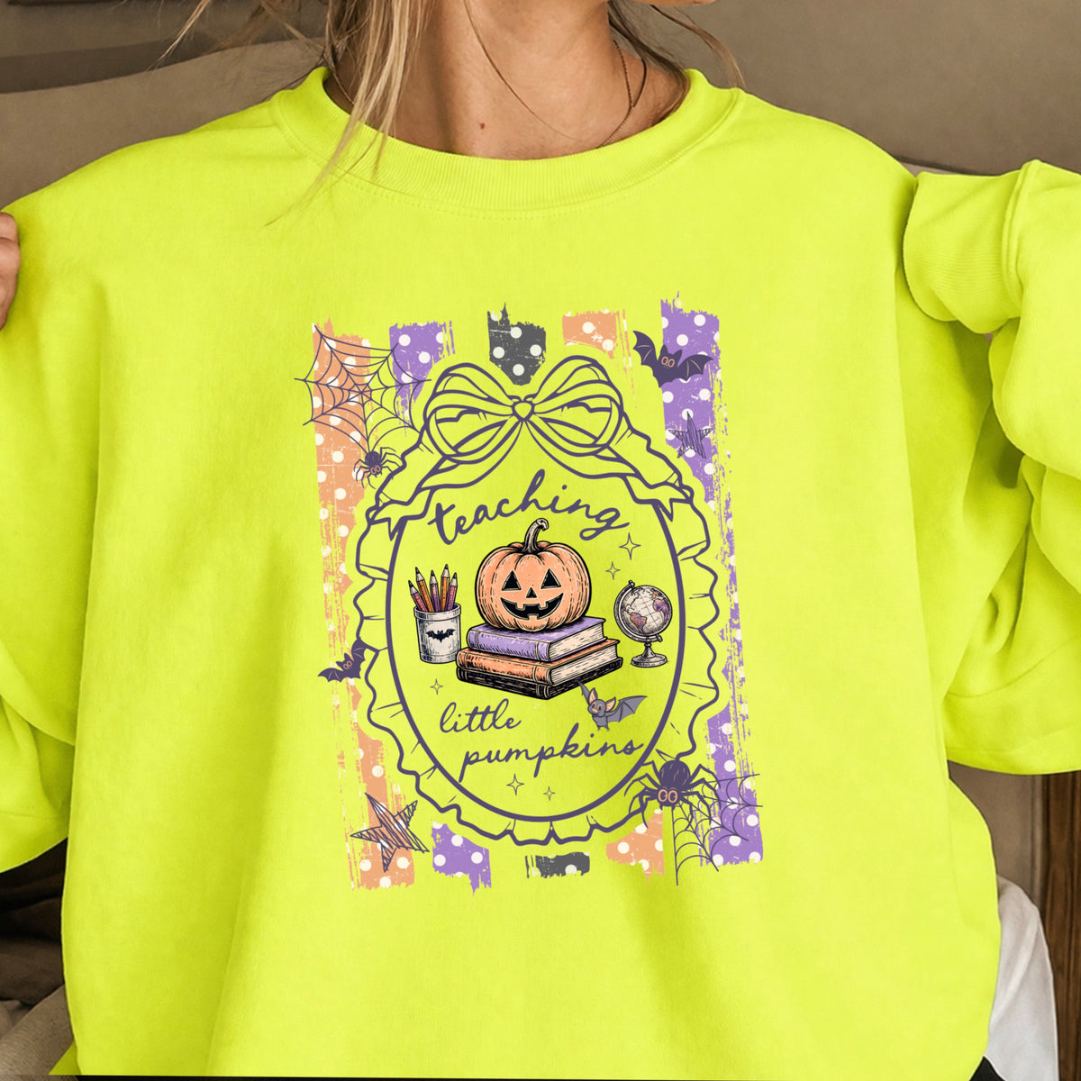Teaching Little Pumpkins Halloween Sweatshirt