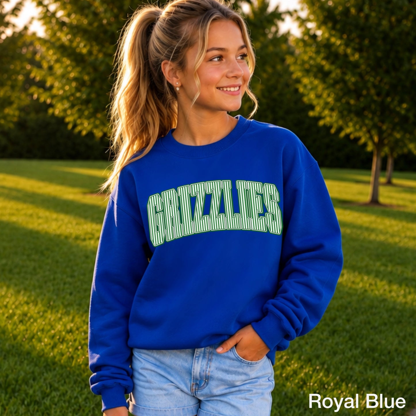 Grizzlies Youth Crewneck Sweatshirt