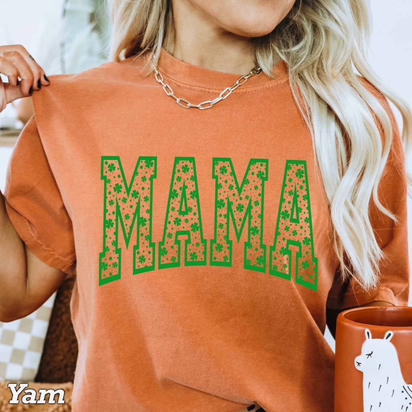 Mama St. Patrick’s Day Comfort Color Graphic Tee