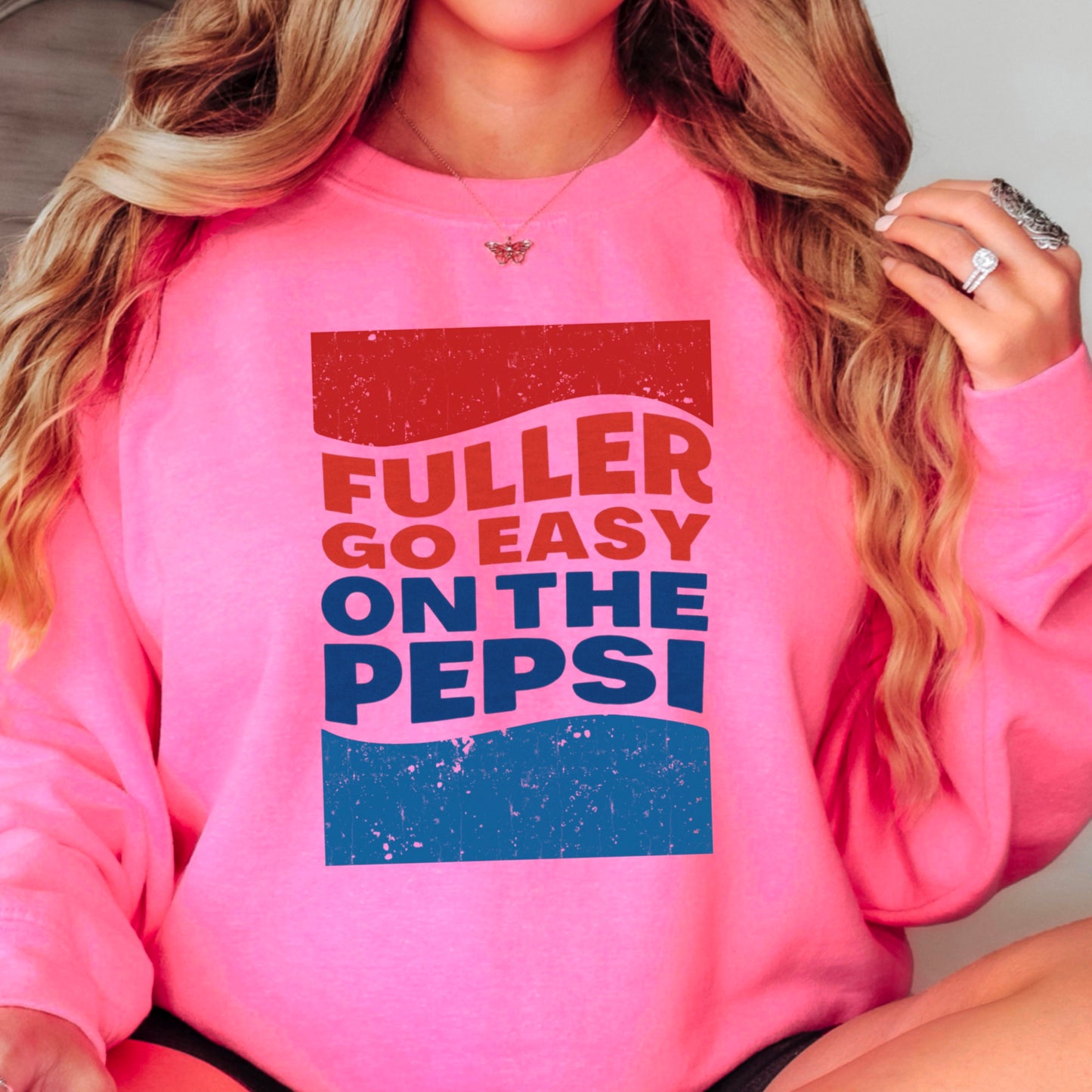 Fuller Go Easy On The Pepsi Crewneck Sweatshirt