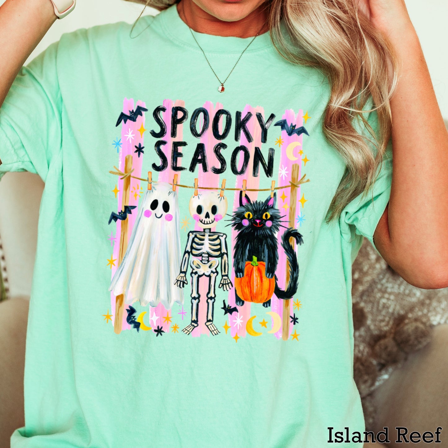 Spooky Season Halloween Comfort Color Graphic Tee