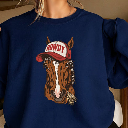 Howdy Horse Crewneck Sweatshirt