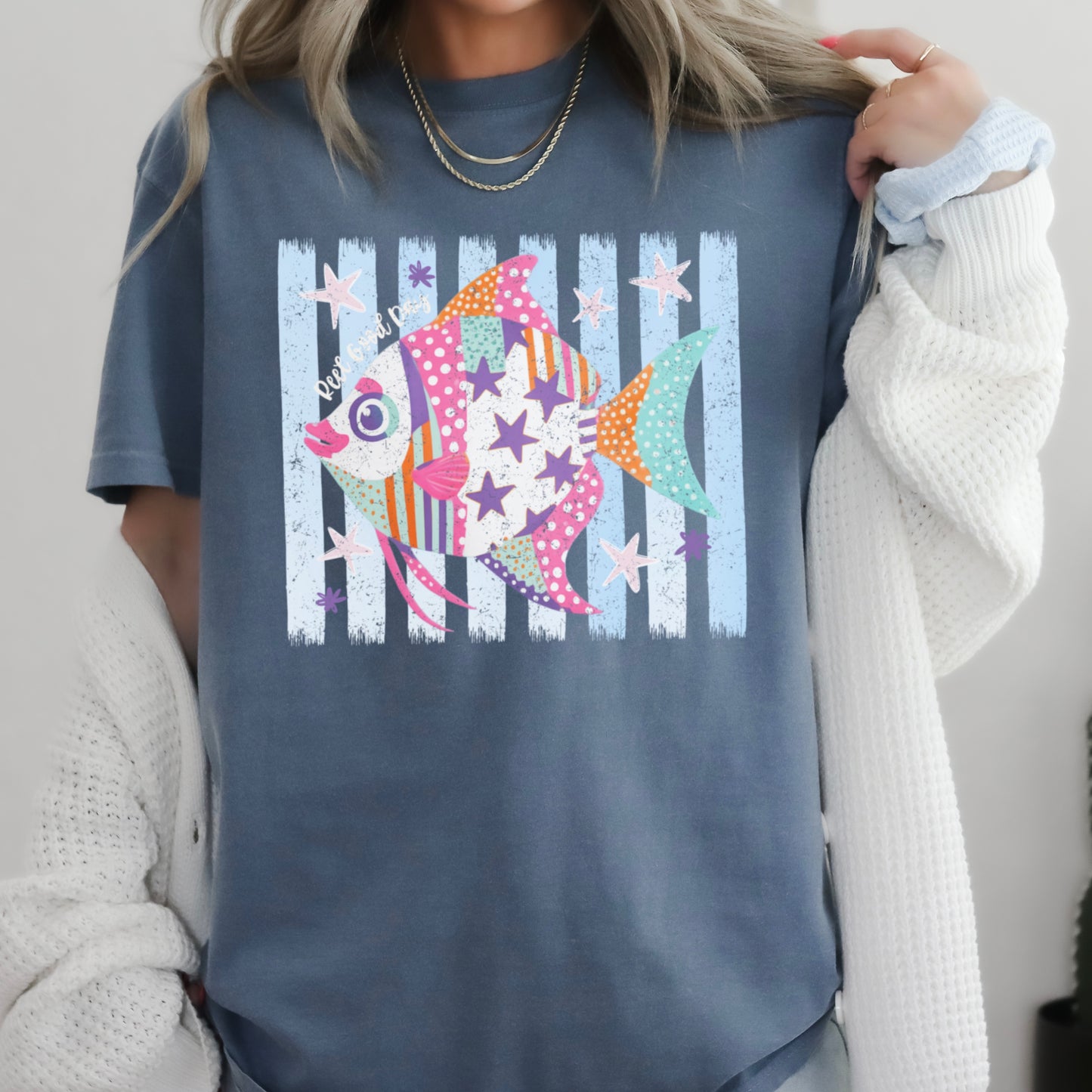 Reel Good Day Comfort Color Graphic Tee