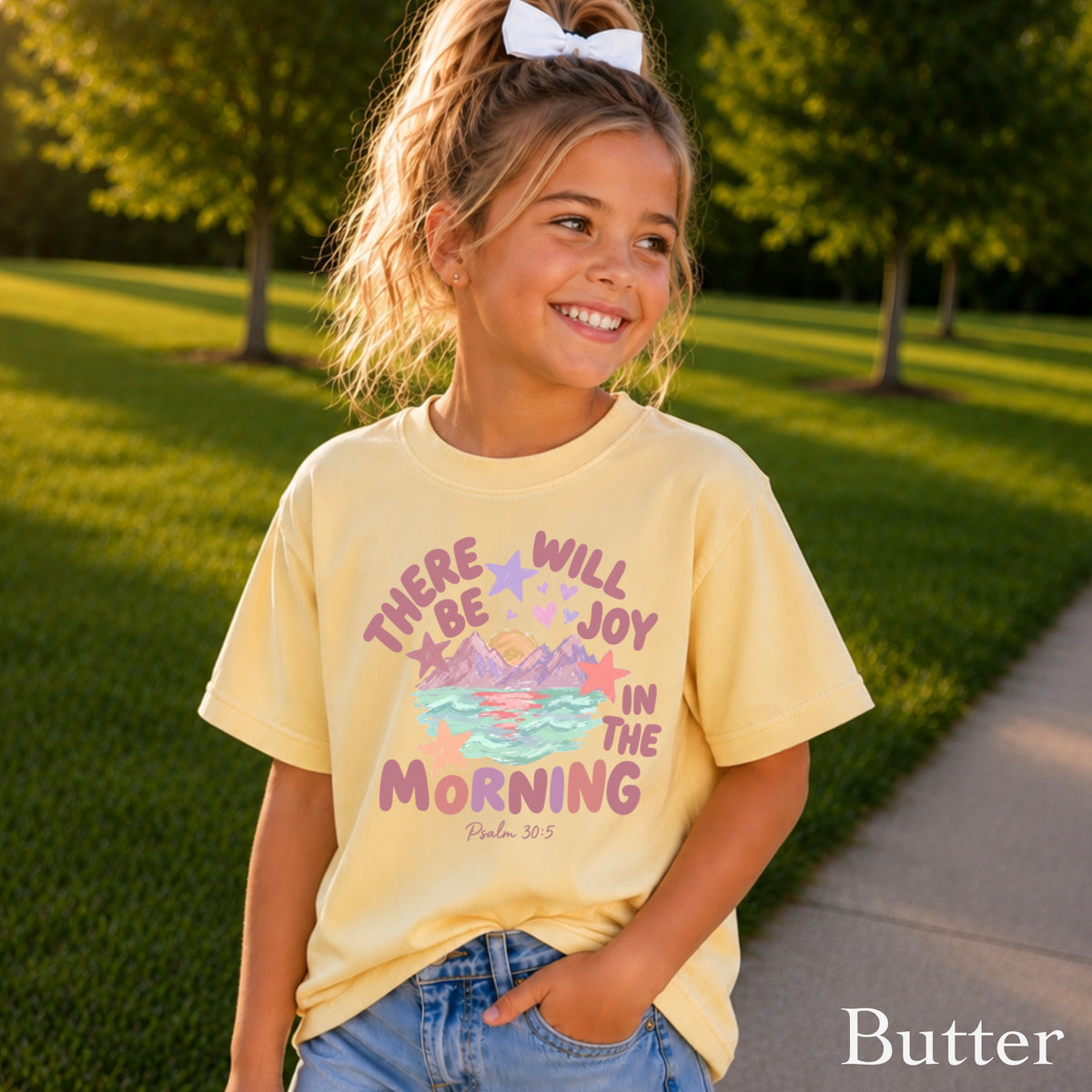There Will Be Joy In The Morning Youth Comfort Color T-Shirt