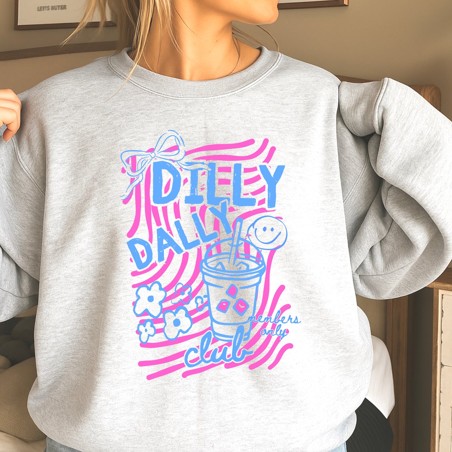 Dilly Dally Club Crewneck Sweatshirt
