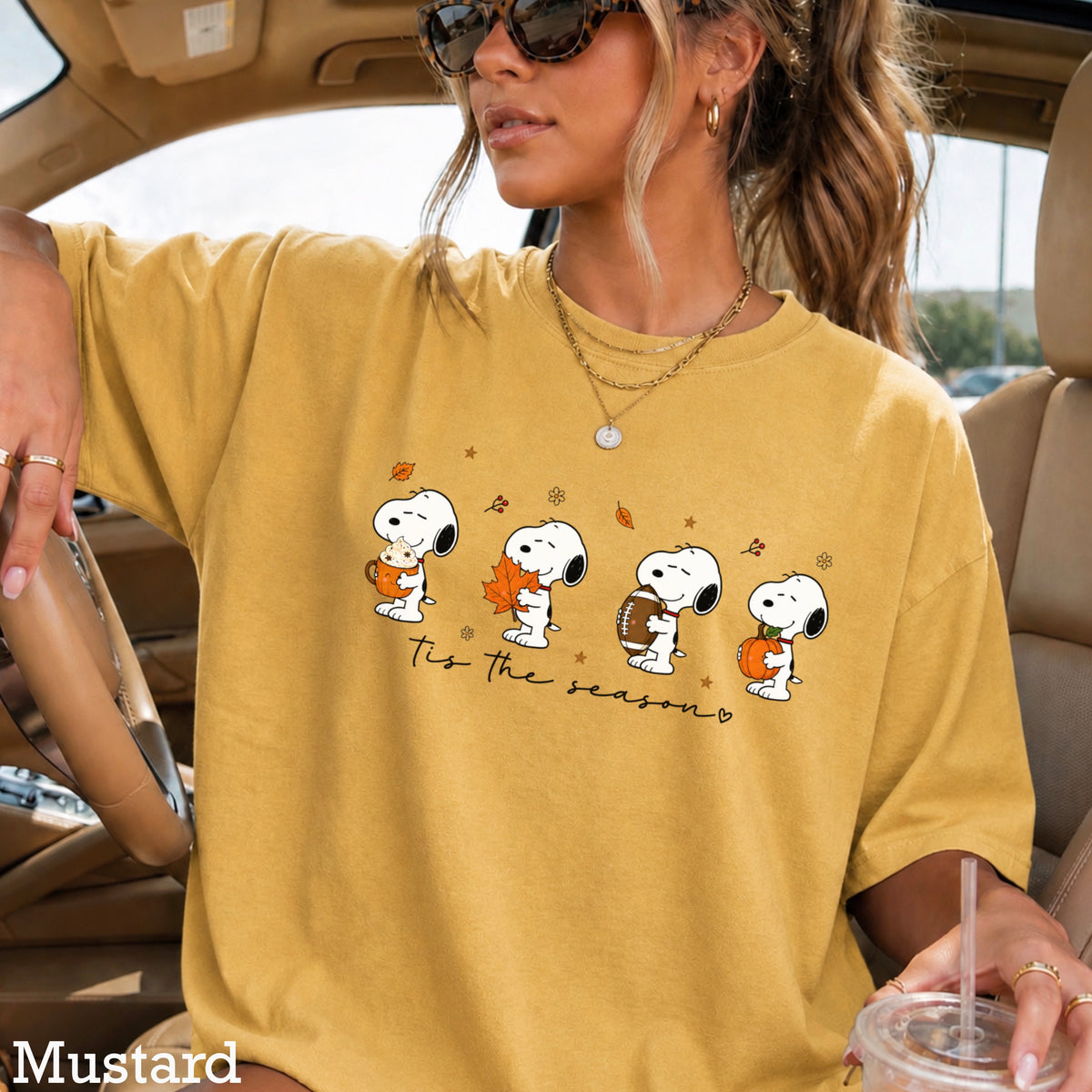 Tis The Season Fall Comfort Color Graphic Tee