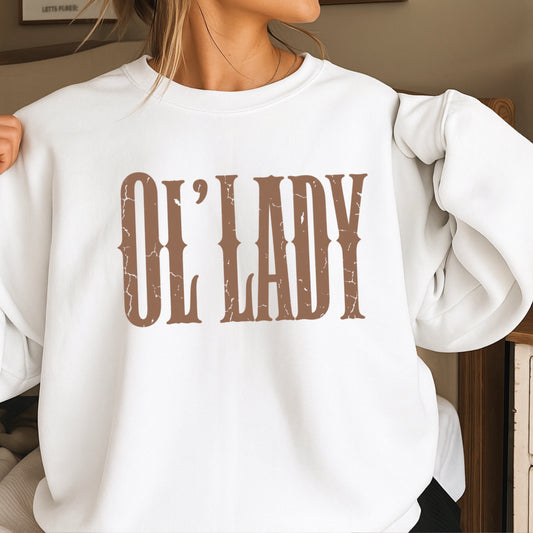 Ol’ Lady Crewneck Sweatshirt