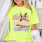 Mallard Ducks & Bows Comfort Color Graphic Tee
