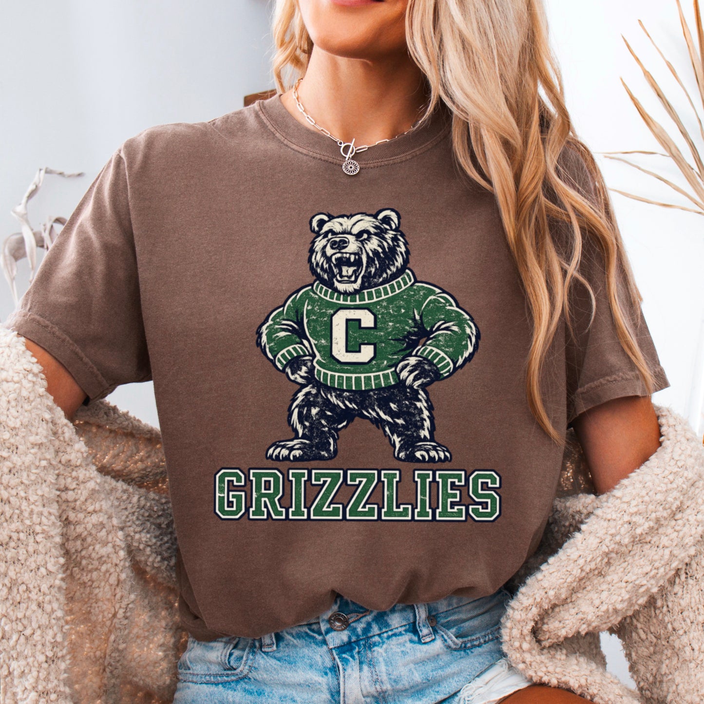 Grizzlies Comfort Color Graphic Tee