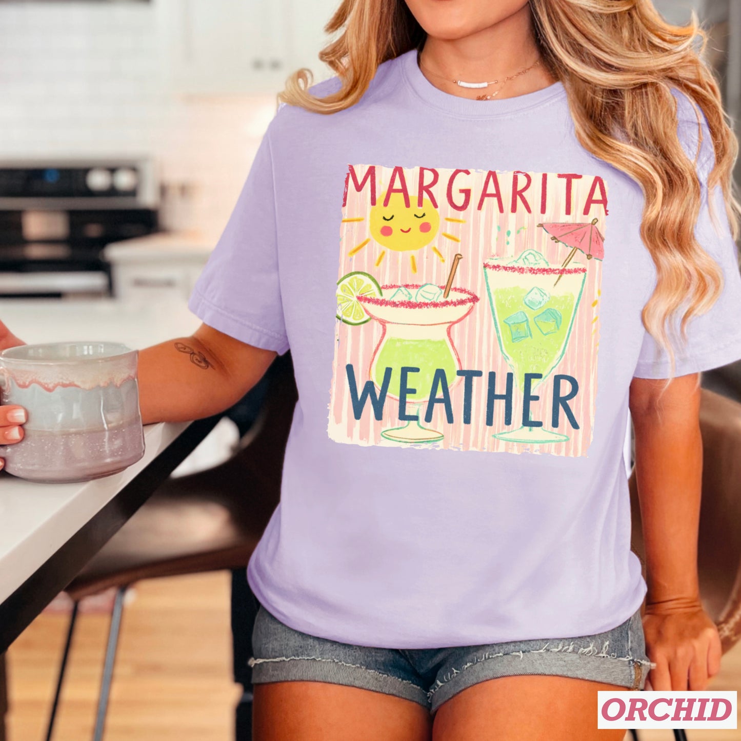 Margarita Weather Comfort Color Graphic Tee