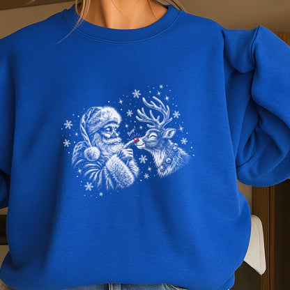 Christmas Santa Boop Crewneck Sweatshirt