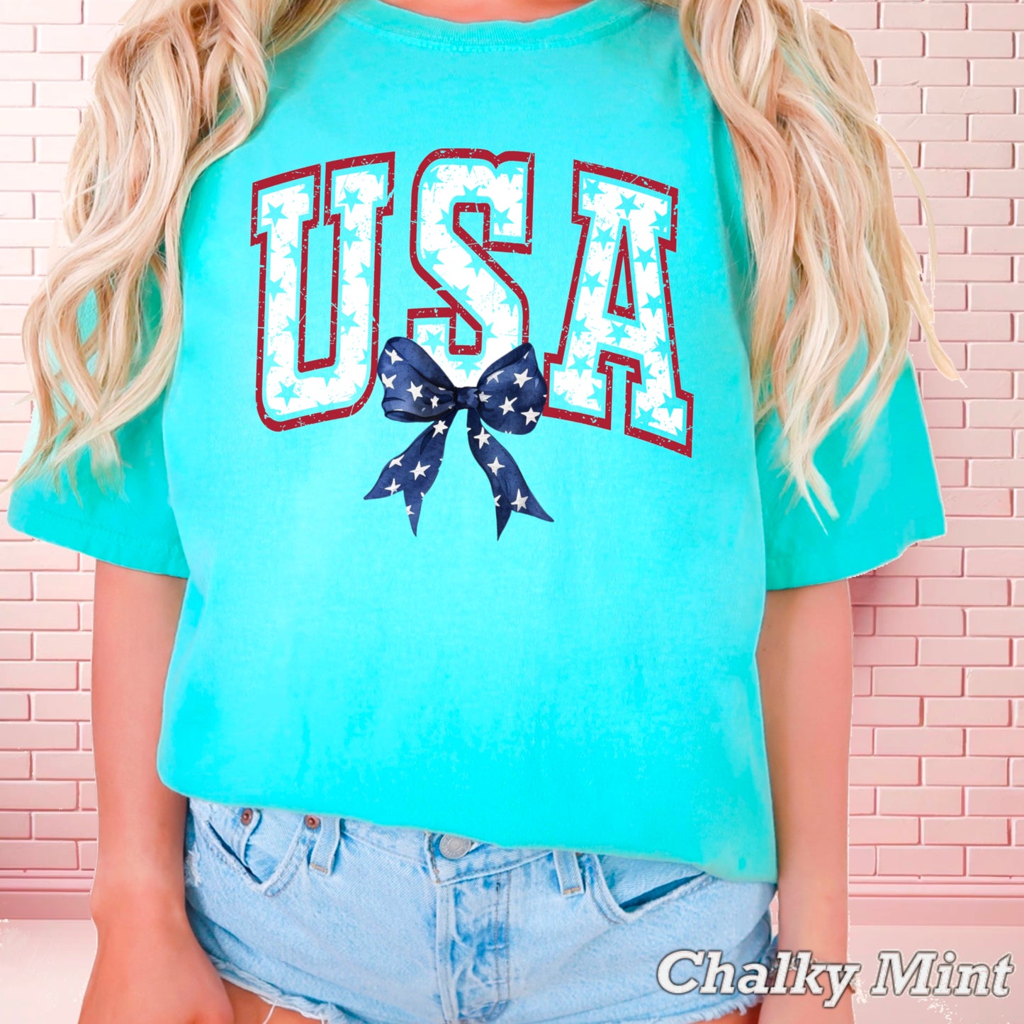 USA Patriotic Comfort Color Graphic Tee