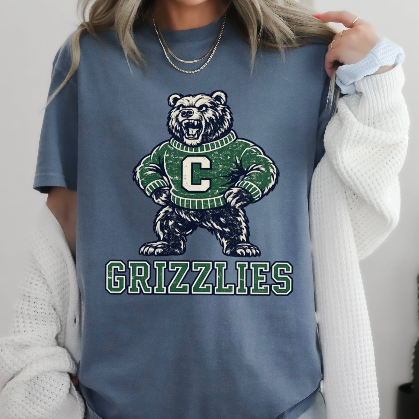 Grizzlies Comfort Color Graphic Tee