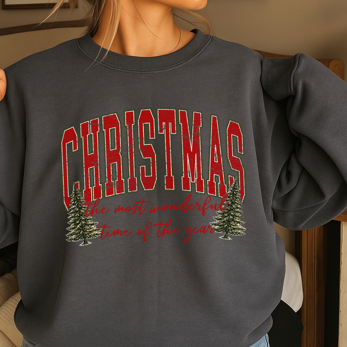 The Most Wonderful Time Of The Year Christmas Crewneck Sweatshirt