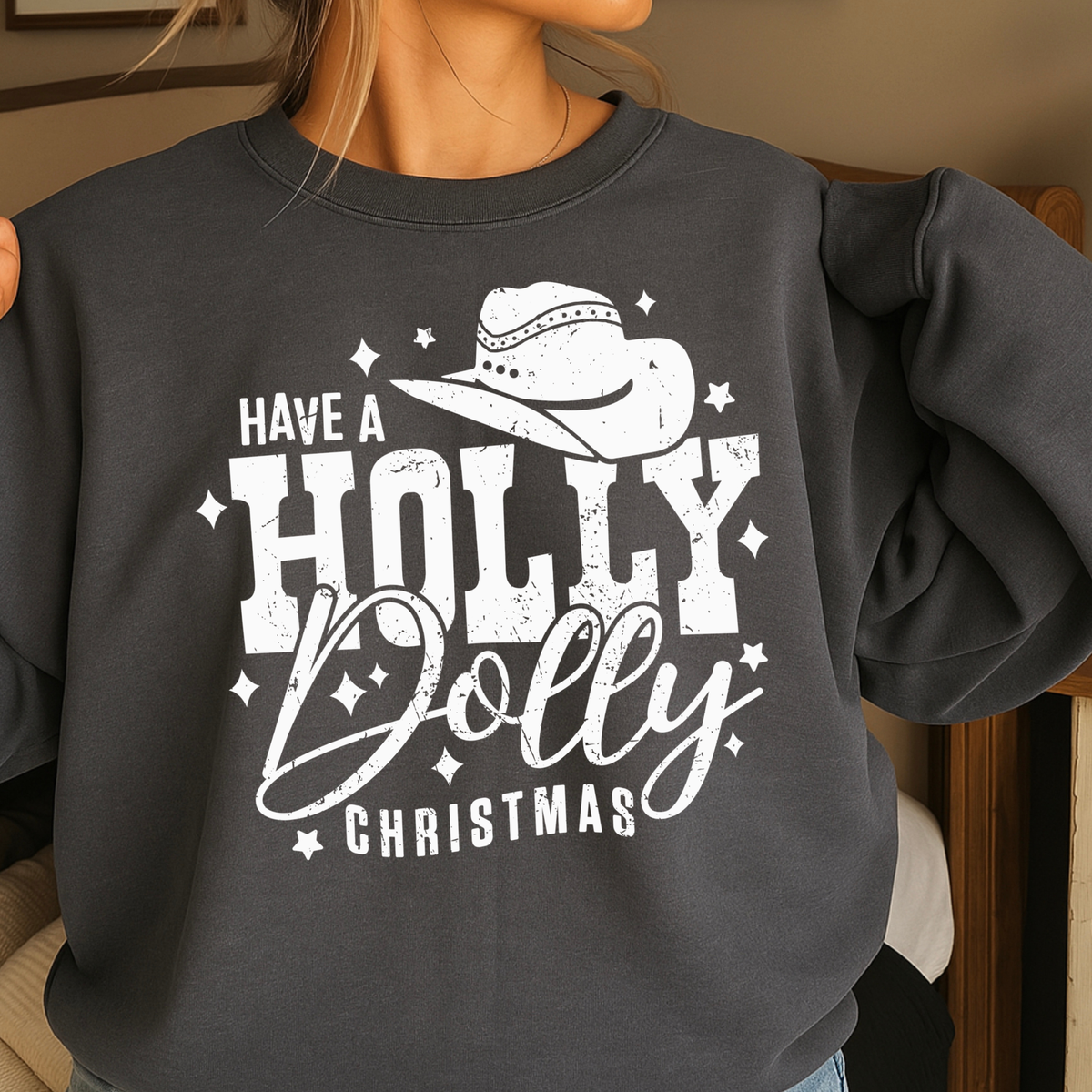 Have A Holly Christmas Crewneck Sweatshirt