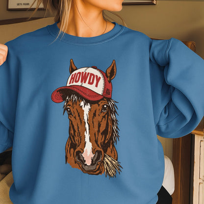 Howdy Horse Crewneck Sweatshirt