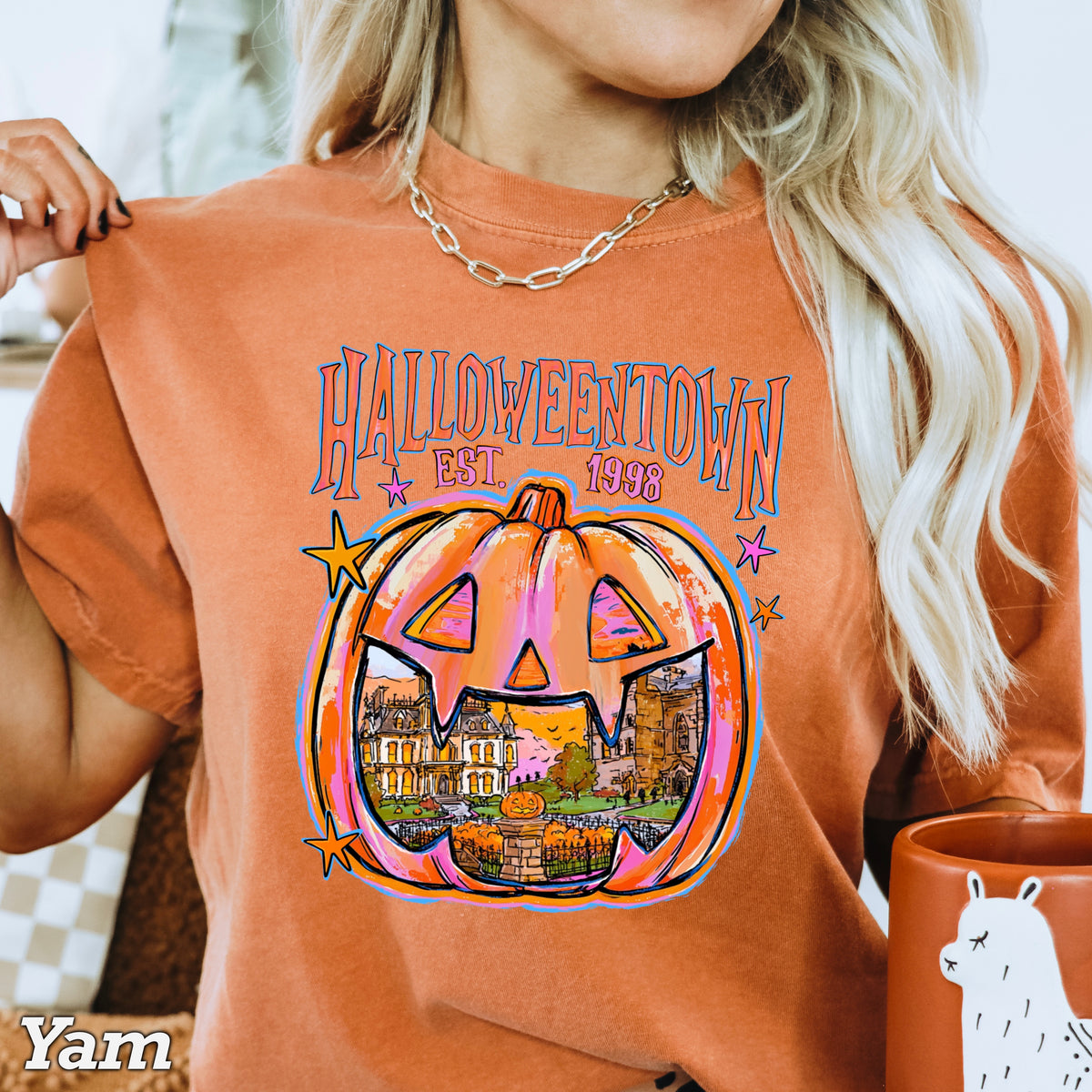 Halloween Town Comfort Color Graphic Tee